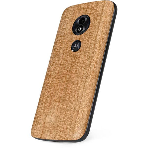 Natural Wood Moto E5 Play Skin